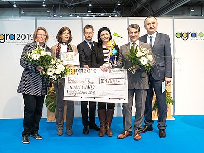 Preisverleihung des agra-Sonderpreises 2019, Foto: Swen Reichold