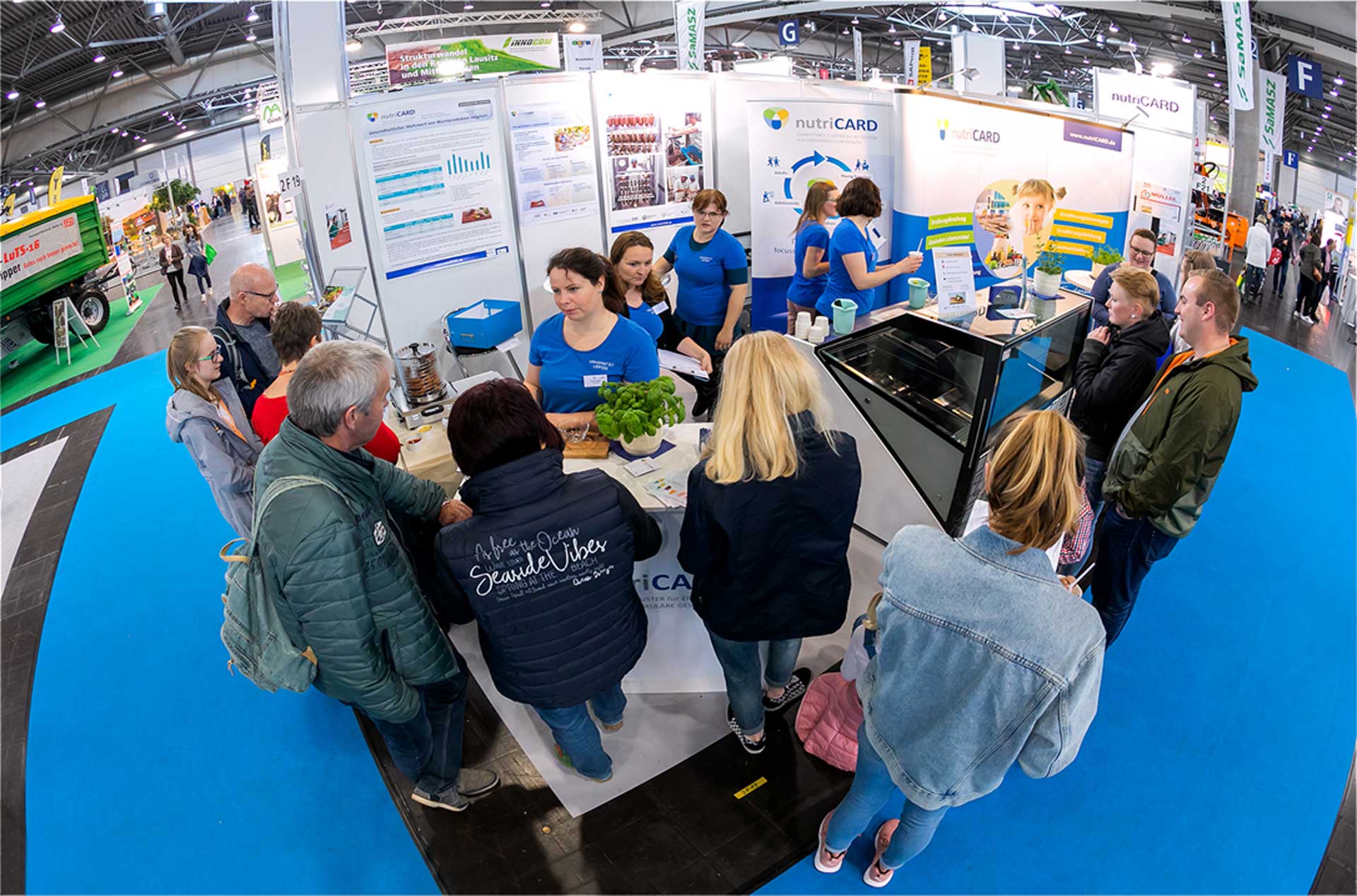 nutriCARD-Stand bei der agra 2019, Foto: Swen Reichold